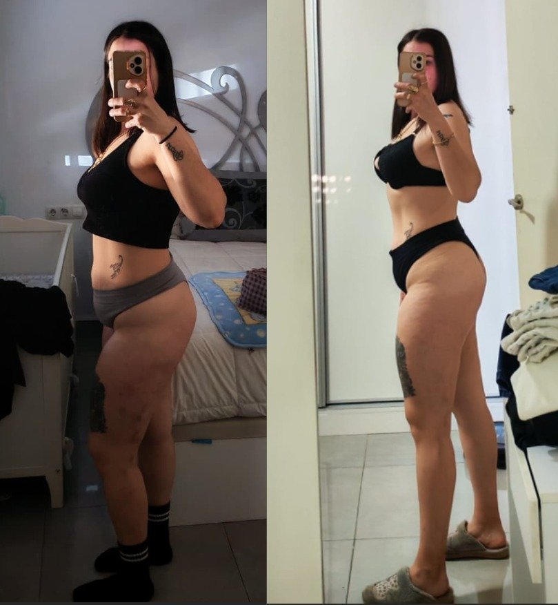 Transformación real de una clienta de HyperClub — antes y después
